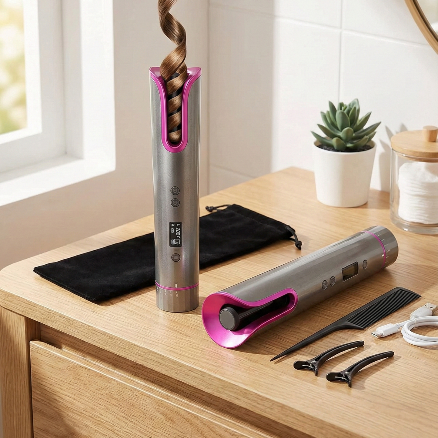 Cordless Hair Curler